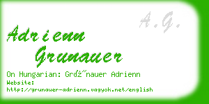 adrienn grunauer business card